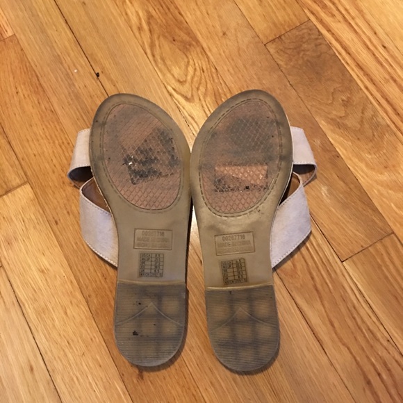 Tan Suede Sliders - Picture 2 of 2